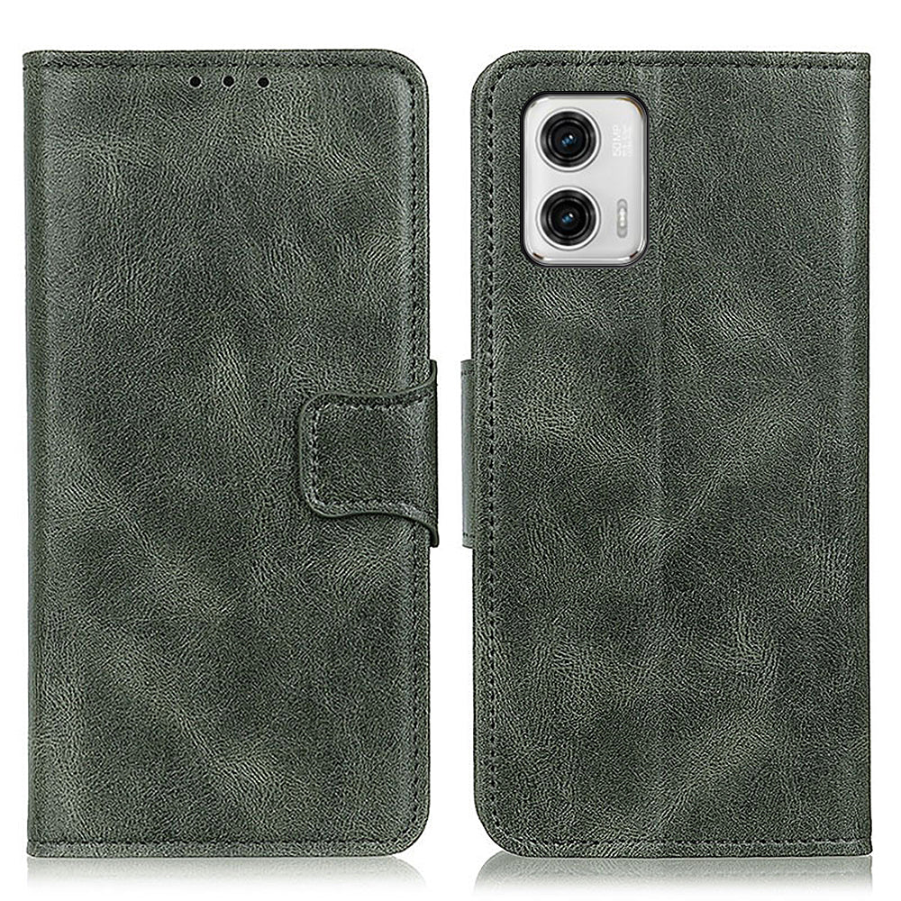 For Motorola Moto G73 5G PU Leather Stand Phone Case Crazy Horse Texture Drop-proof Wallet Cover For Motorola Moto G73 5G PU Leather Stand Phone Case Crazy Horse Texture Drop-proof Wallet Cover